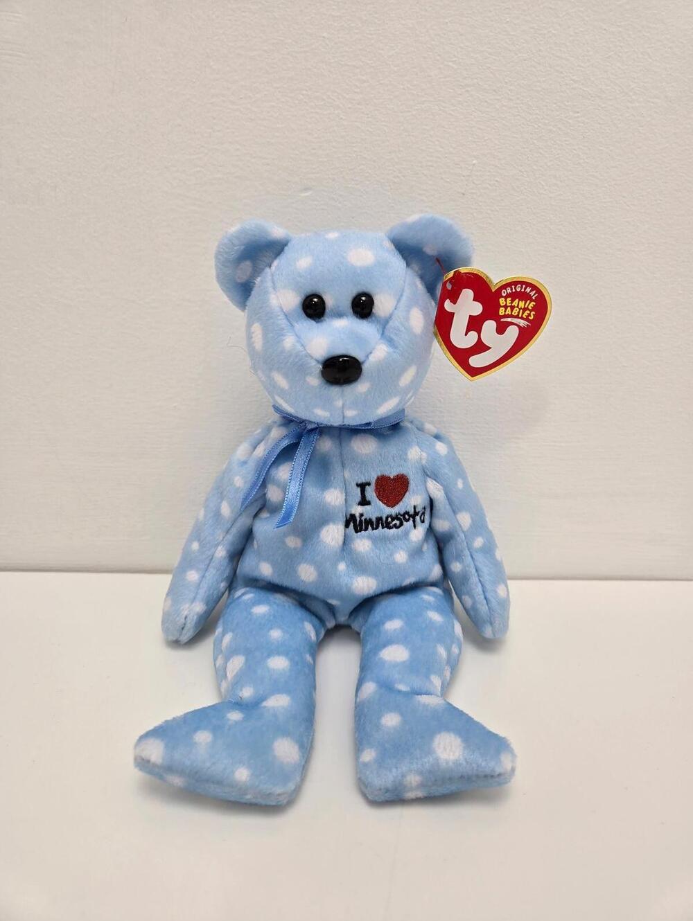 Ty Beanie Baby “Minnesota” the I Love Minnesota Bear (8.5 inch)